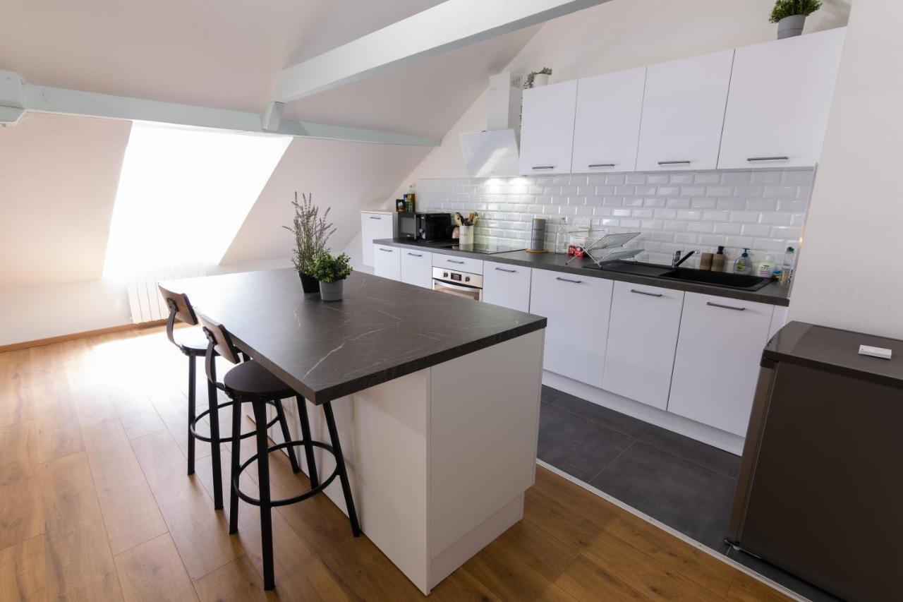 Appartement Atypique Proche Gare/ Dans L'Hyper-Centre Spacieux Pour 6P Au Coeur De Mulhouse Luaran gambar