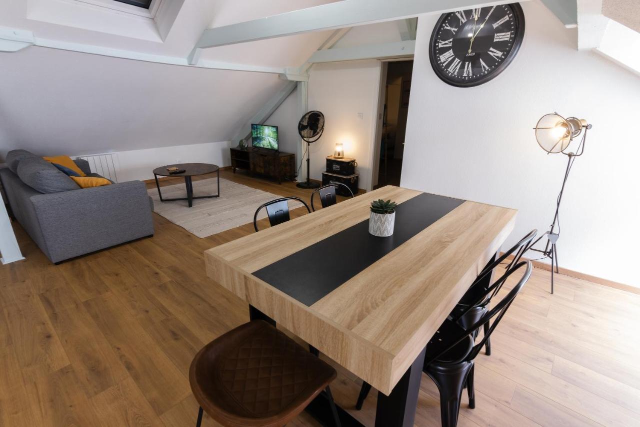 Appartement Atypique Proche Gare/ Dans L'Hyper-Centre Spacieux Pour 6P Au Coeur De Mulhouse Luaran gambar