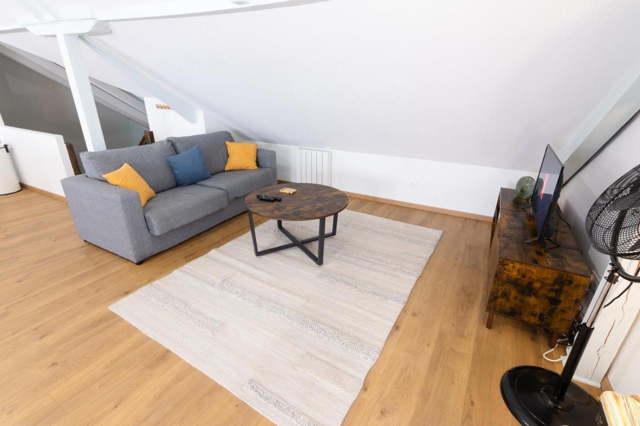 Appartement Atypique Proche Gare/ Dans L'Hyper-Centre Spacieux Pour 6P Au Coeur De Mulhouse Luaran gambar